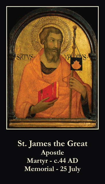 St. James the Greater Prayer Card